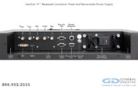 Photo of GenStar IV 21.3" - Recessed connector panel and removable power suppply